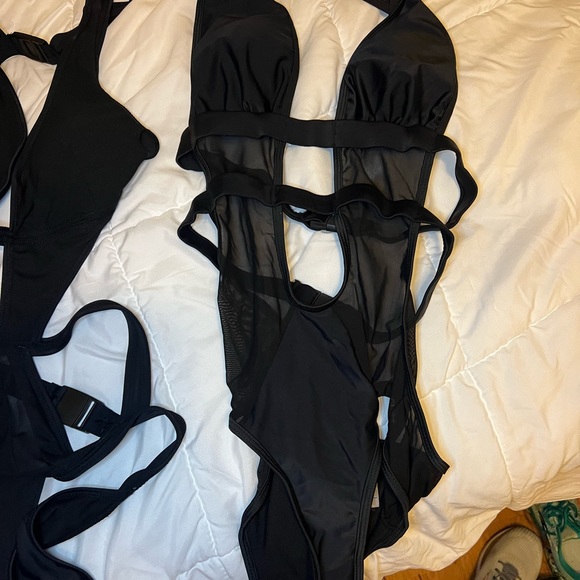 2 styles of a Monokini swimsuit. Never worn complex swimsuits. Price is for both - Picture 4 of 6